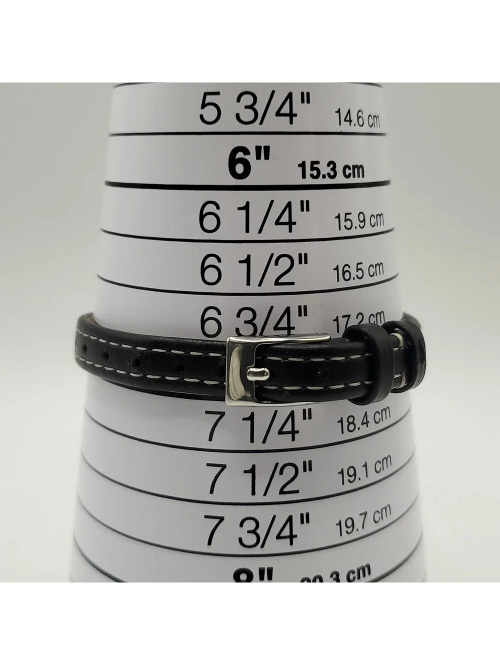 Timex Quartz Silver Tone Womens Watch 23mm Black Leather Band New Battery